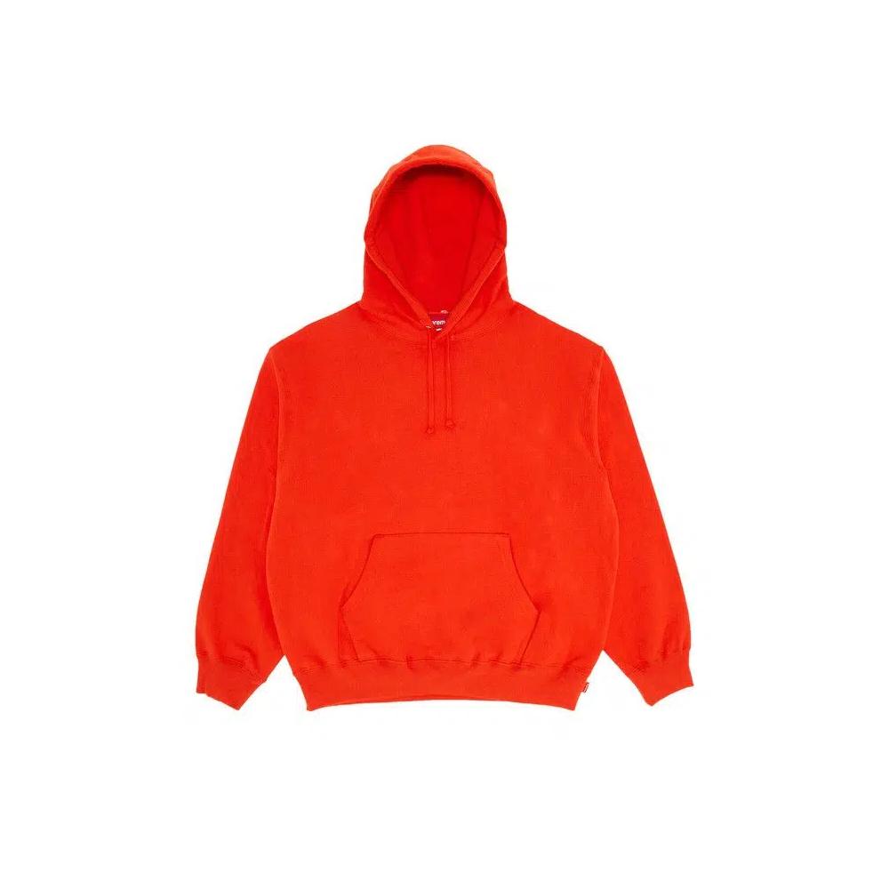 Худи Supreme Satin Appliqué Hooded Sweatshirt 'Bright Orange' 1