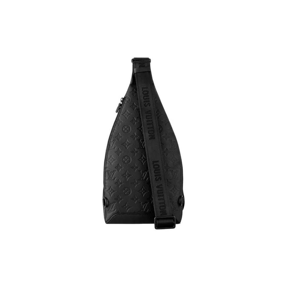 Сумки через плечо Louis Vuitton Duo Sling Bag 'Black Monogram Shadow Calfskin Leather' 2