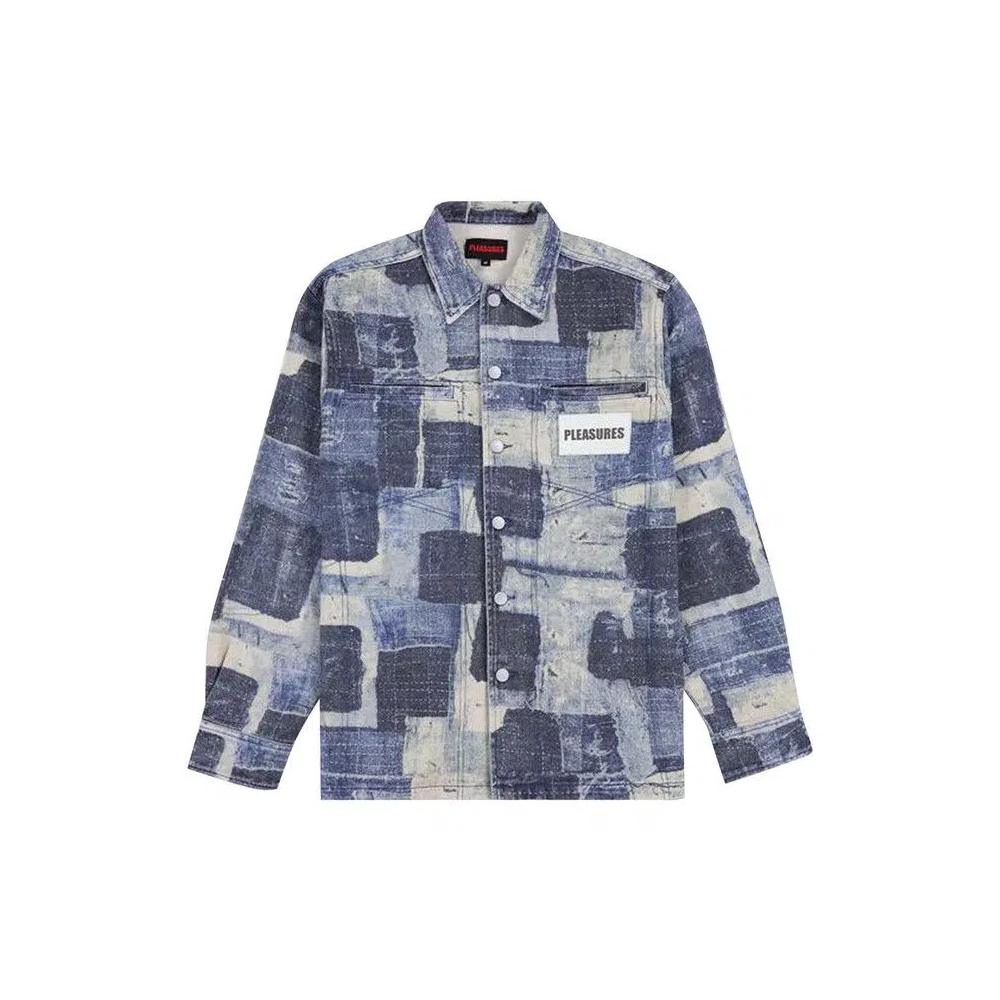 Куртка Outerwear Pleasures Boro Work Jacket 'Indigo' 1
