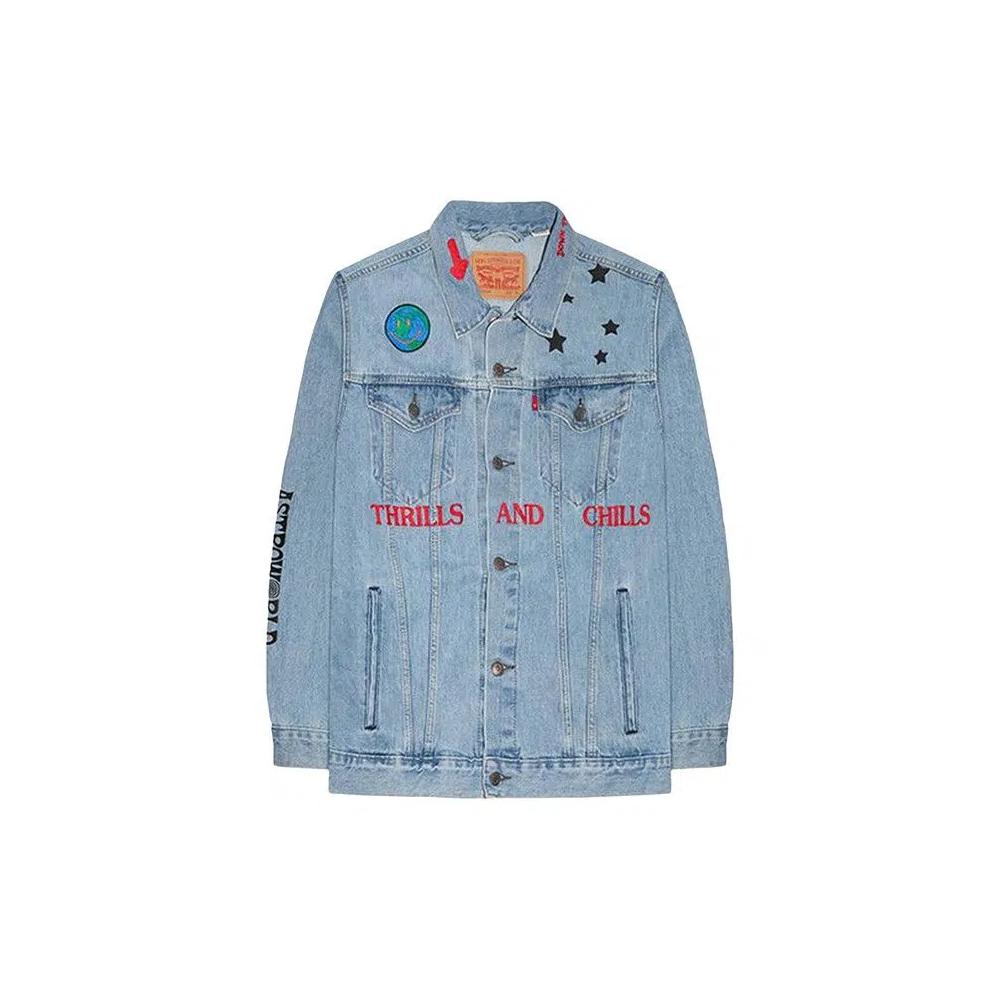 Джинсовые куртки Cactus Jack by Travis Scott Astroworld x Levi's Denim Jacket 'Blue' 1
