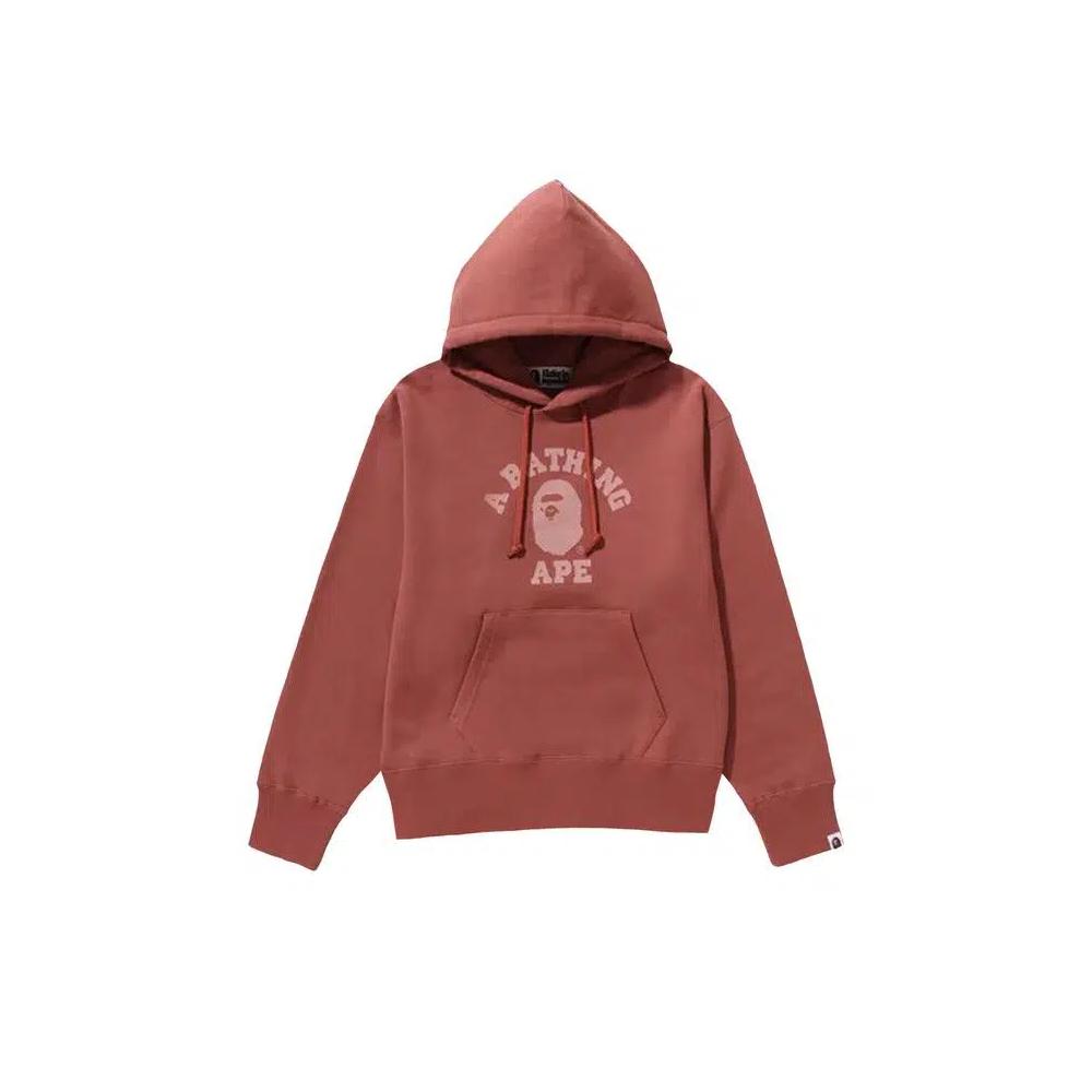 Худи BAPE College Pullover Hoodie «Розовый» 1
