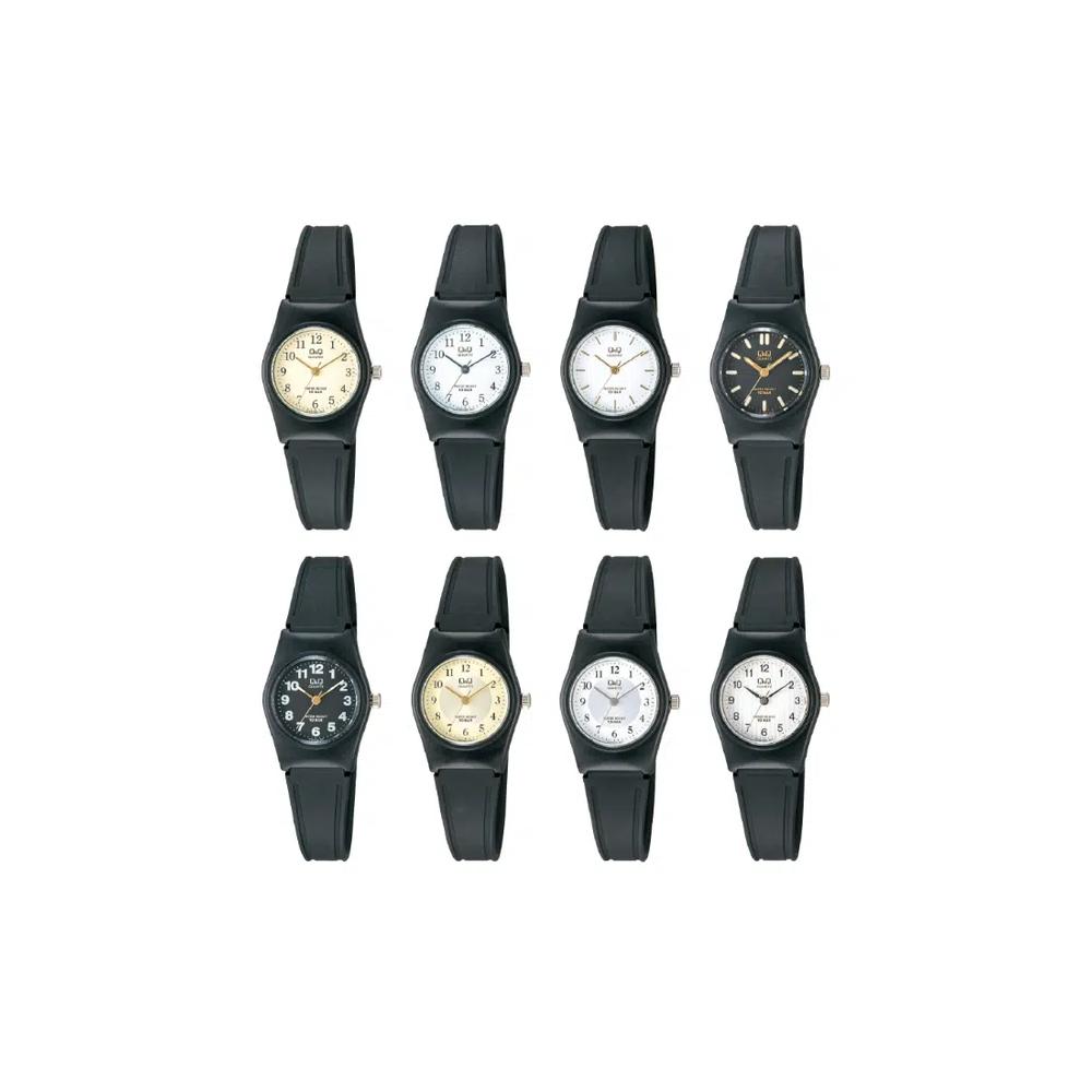 Часы Citizen VP35J001Y, женские аналоговые часы с черным резиновым ремешком 7