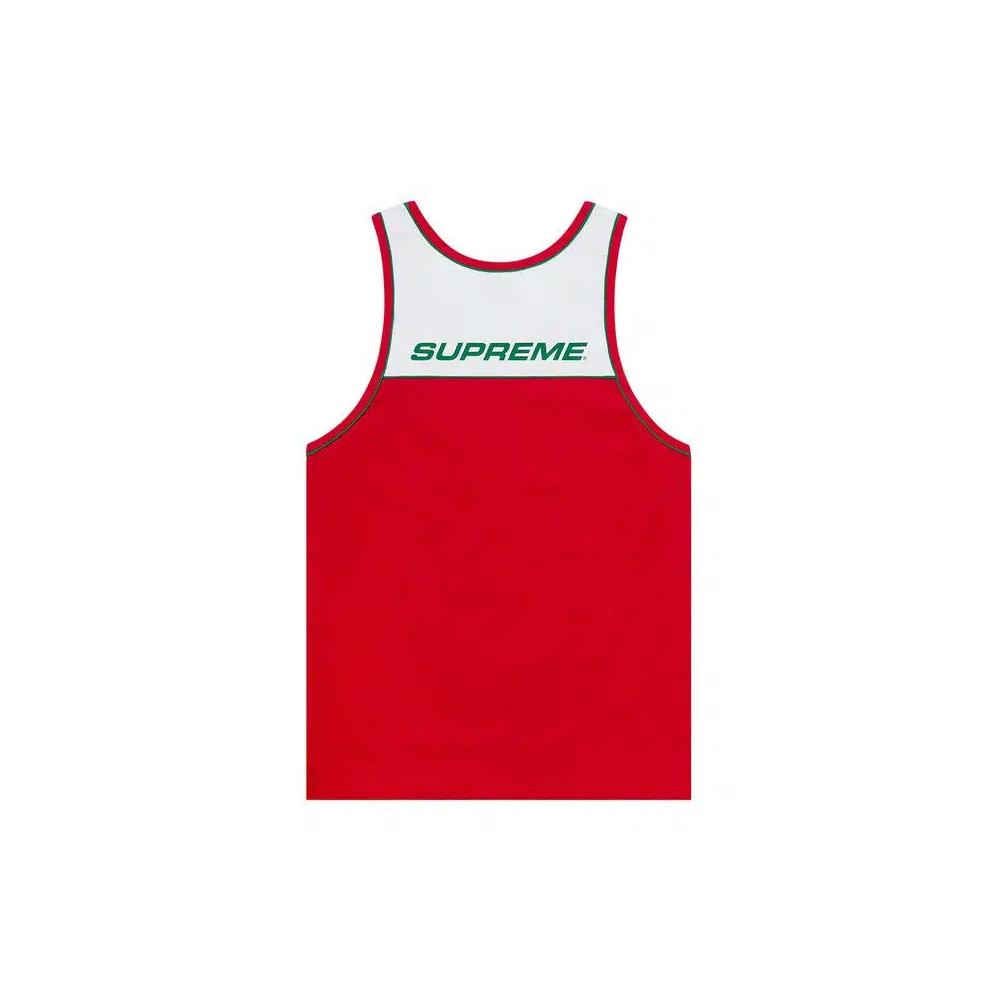 Майки Supreme Piping Tank Top 'Red' 2