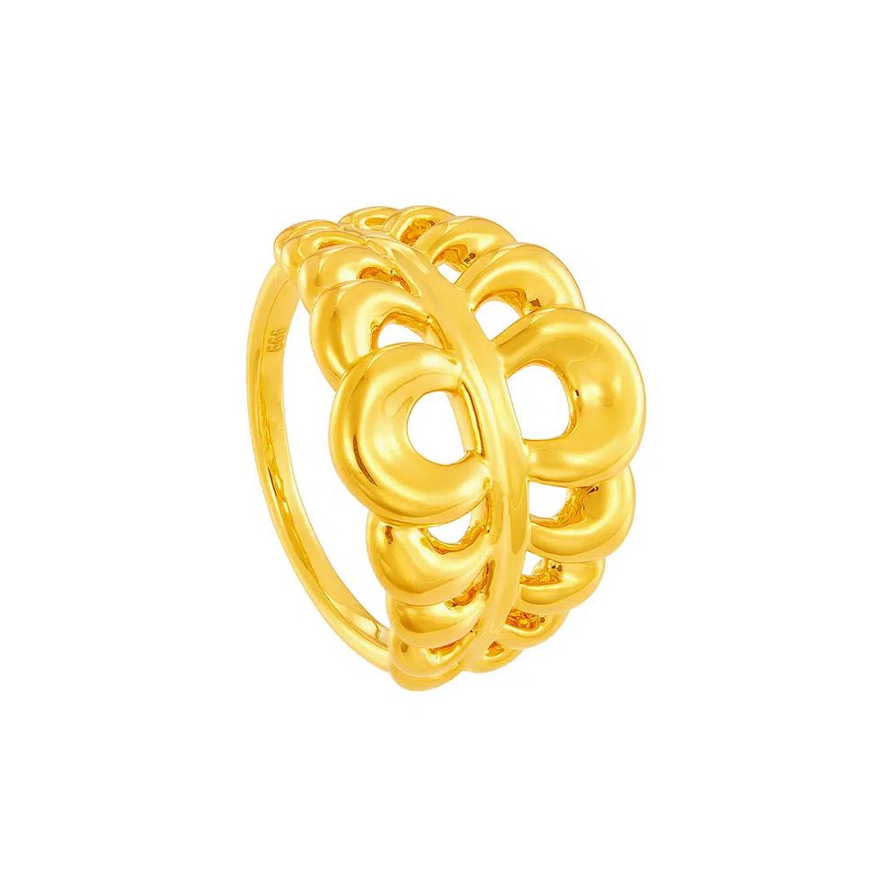 HABIB 999/24K Желтое золотое кольцо 9GR01330825 3