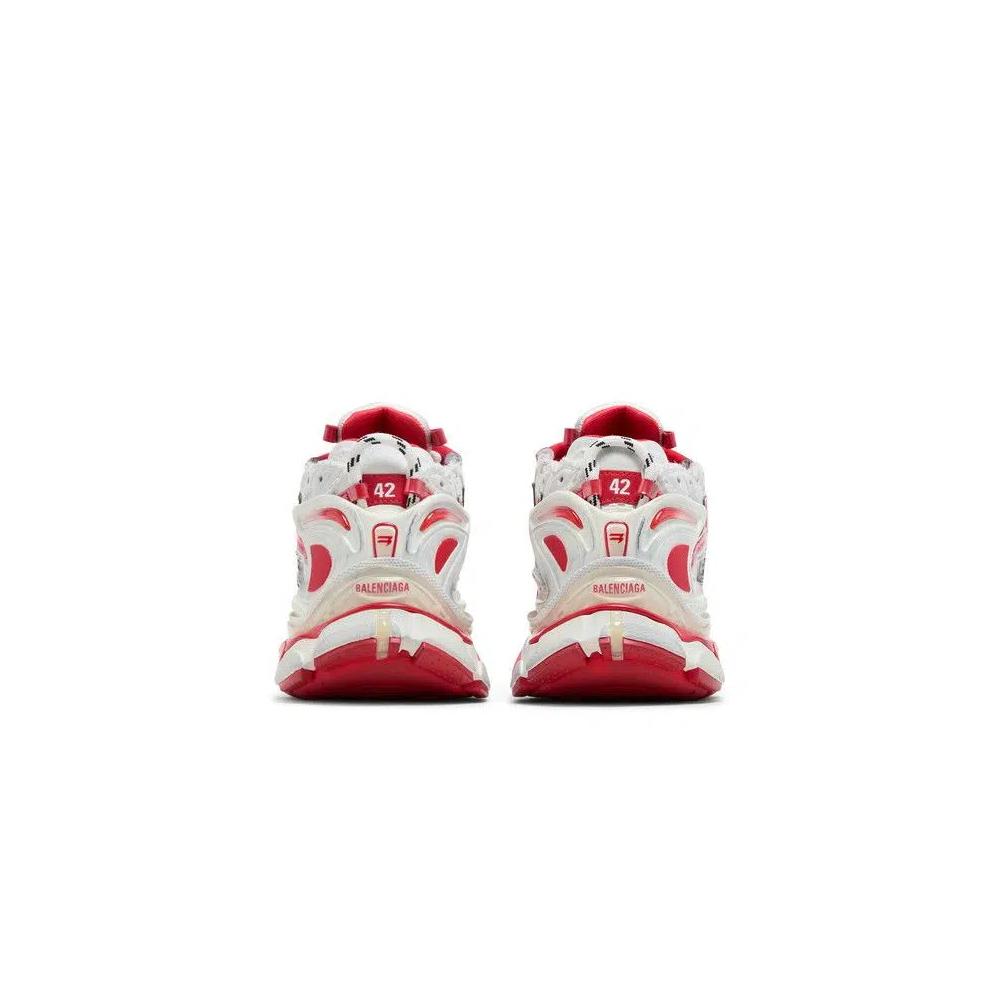 Кроссовки Balenciaga Runner Sneaker 'White Red' 6