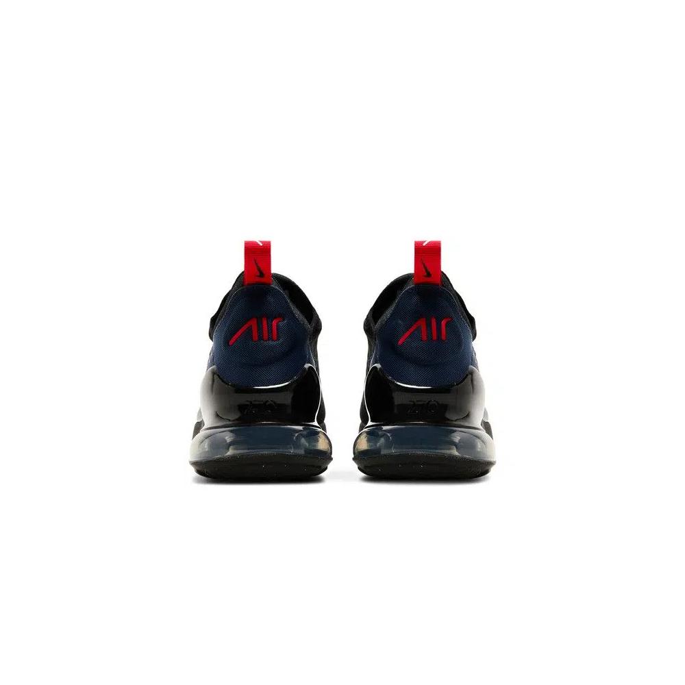 Кроссовки Nike Air Max 270 GS 'Black Midnight Navy Red' 6