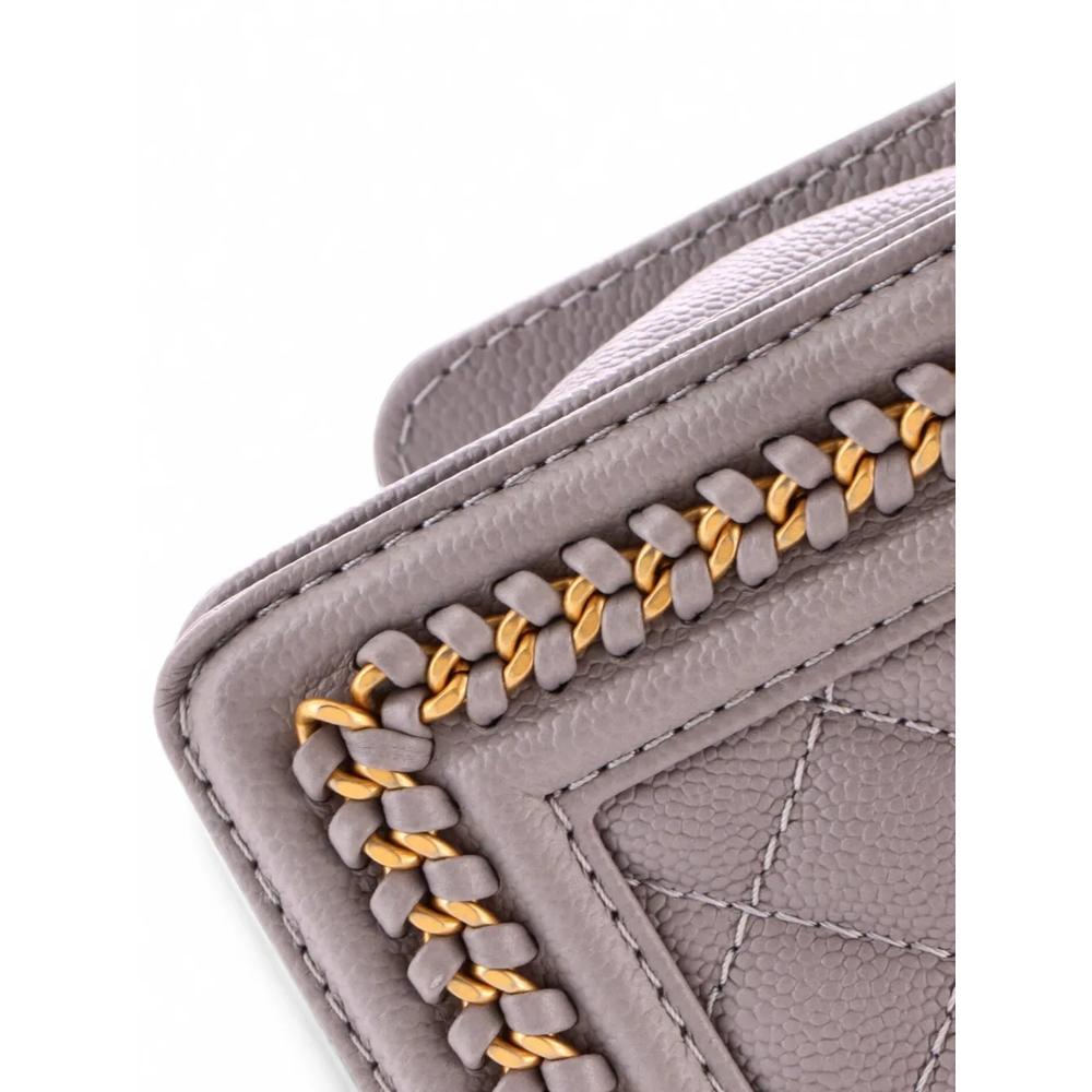 Сумка через плечо Boy Flap Bag Quilted Caviar with Whipstitch Chain Detail Old Medium 5
