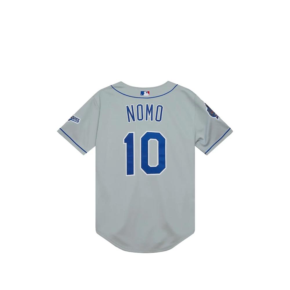 Топ Hideo Nomo Los Angeles Dodgers Grey 2002 2
