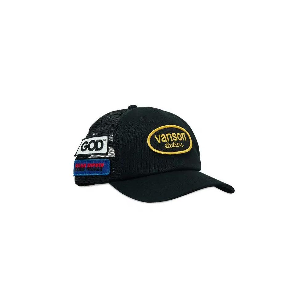 Снэпбэки Supreme x HYSTERIC GLAMOUR x Vanson Leather Mesh Back 6-Panel 'Black' 2