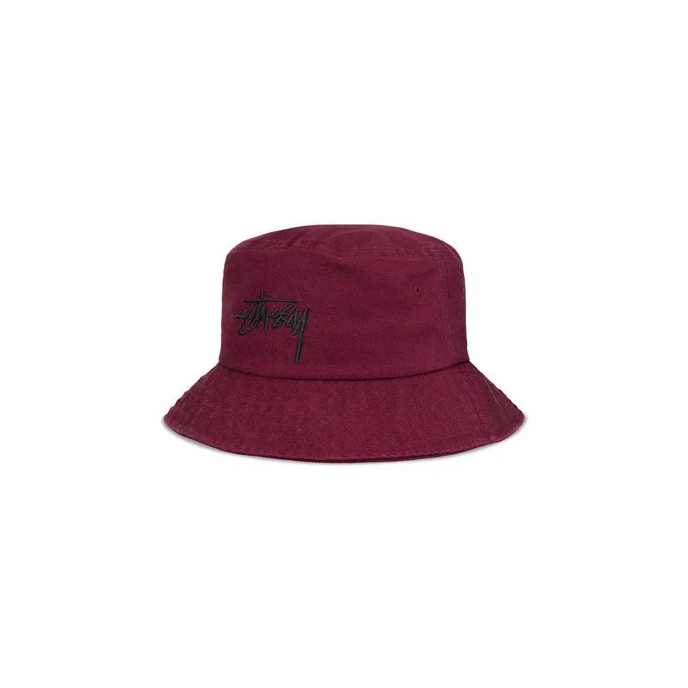 Панамы Stussy Big Stock Bucket Hat 'Burgundy' 2