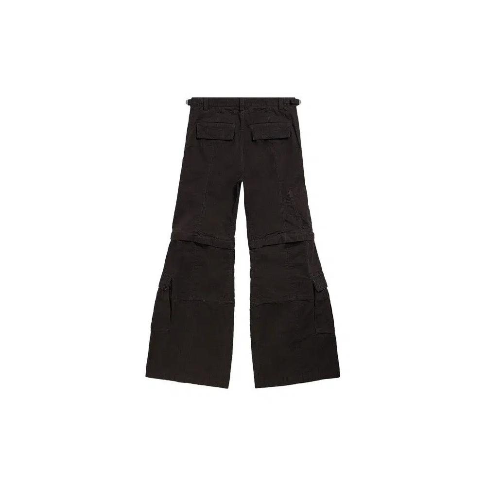 Balenciaga расклешенные карго-брюки 'Black' 2