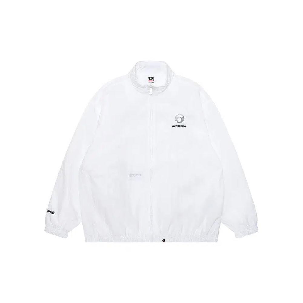 Куртки AAPE Moonface Patch Nylon Blouson 'White' 1
