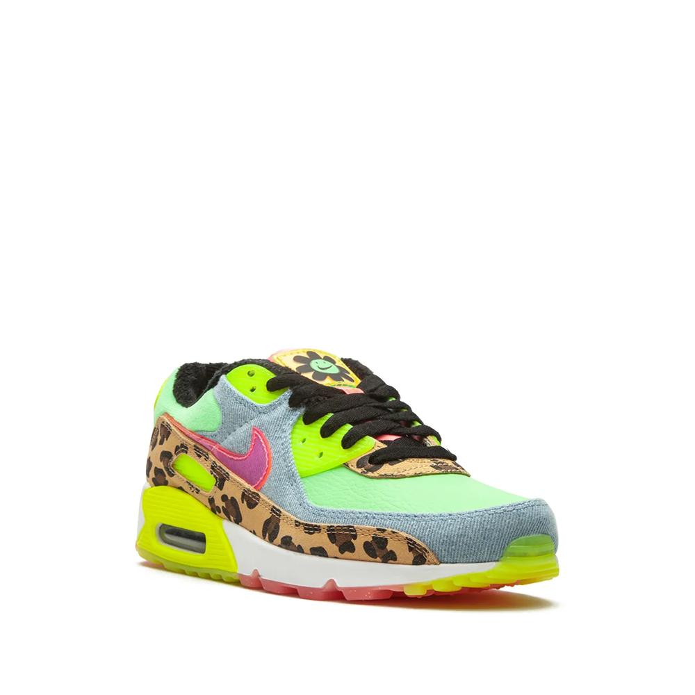 Кроссовки Air Max 90 LX Denim Leopard Print 2