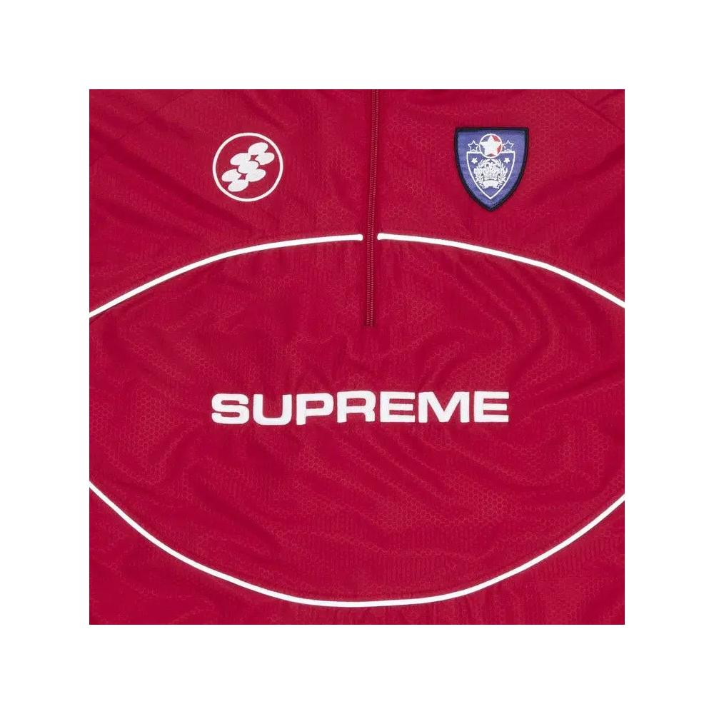 Куртки Supreme Reflective Piping Pullover 'Red' 3