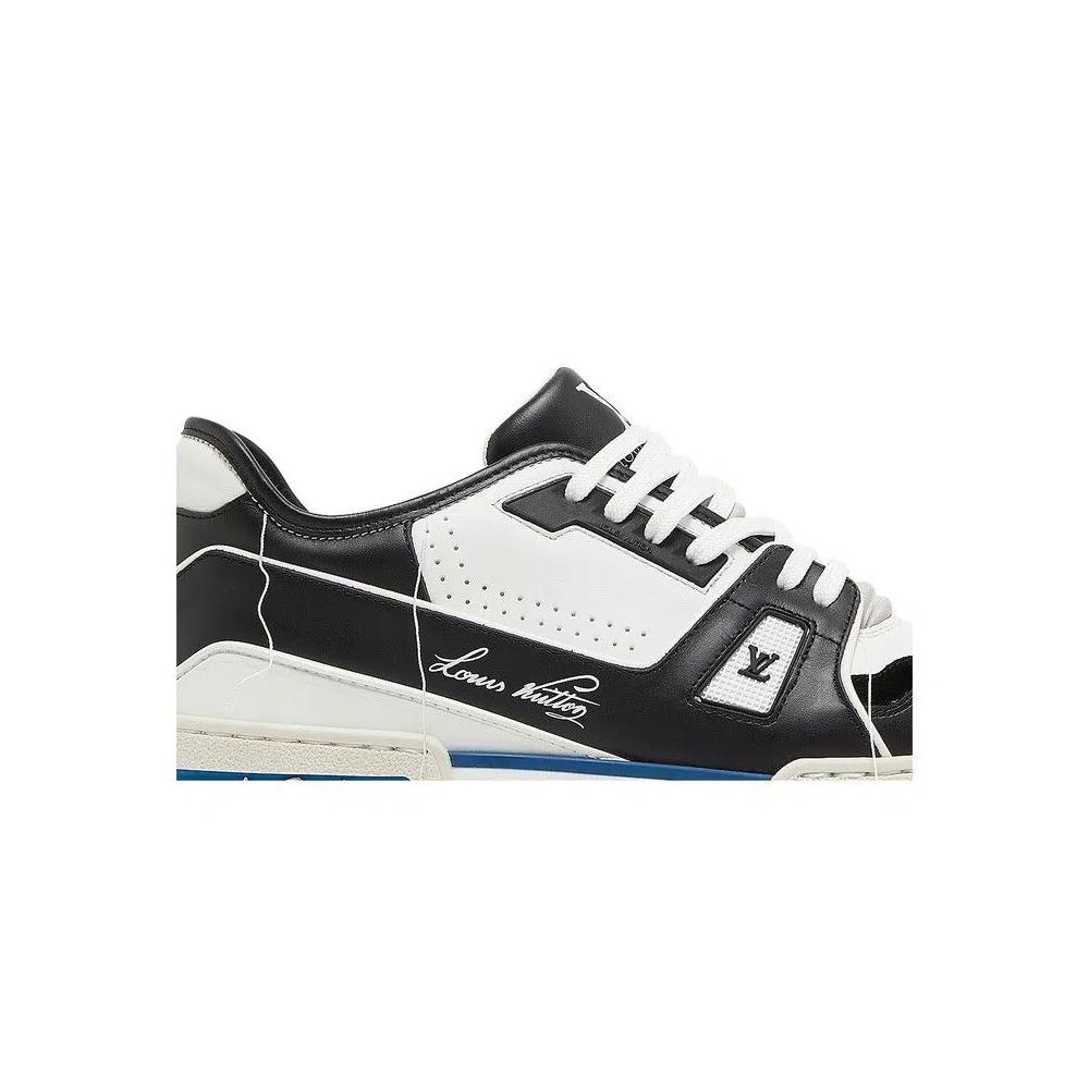 Кроссовки Louis Vuitton Trainer «Белый Черный Синий» 2