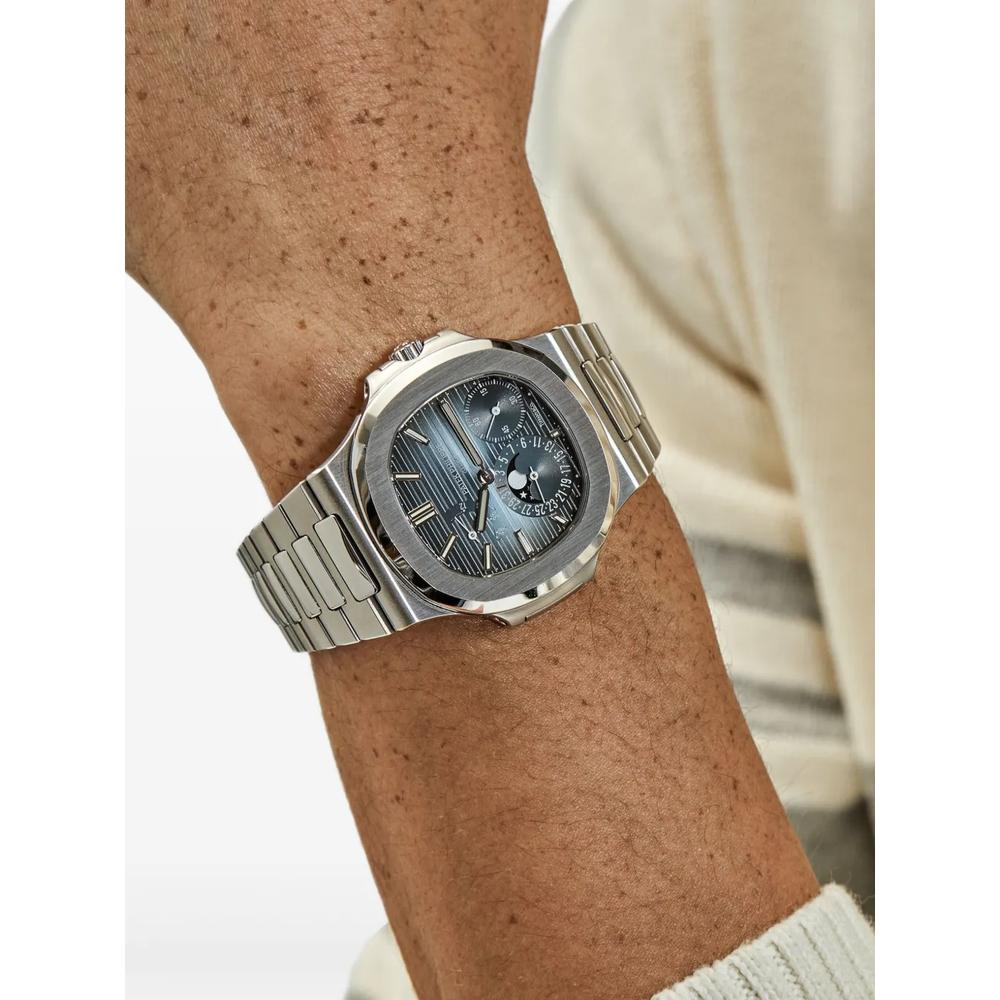 Наручные часы Nautilus 5712/1A-001 Moon Phase 'Tiffany & Co.' pre-owned 40.5 мм (2022 год) 2