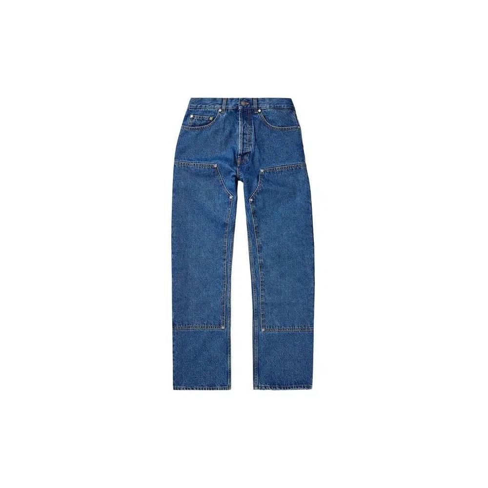 Palm Angels Monogram Workwear Denim Jeans 'Синий' 1