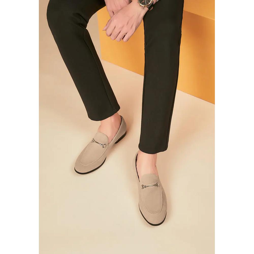 Лоферы из замши Cow Suede с подковкой KB-LG11G 7