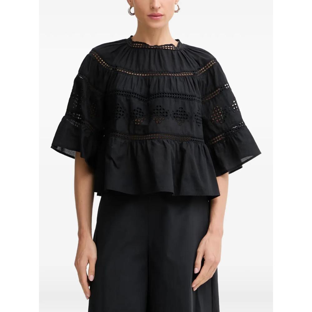 broderie-anglaise tiered blouse 1