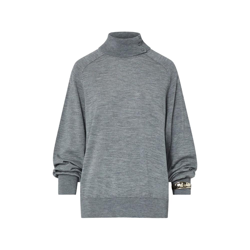 wool turtleneck with bracelet 1