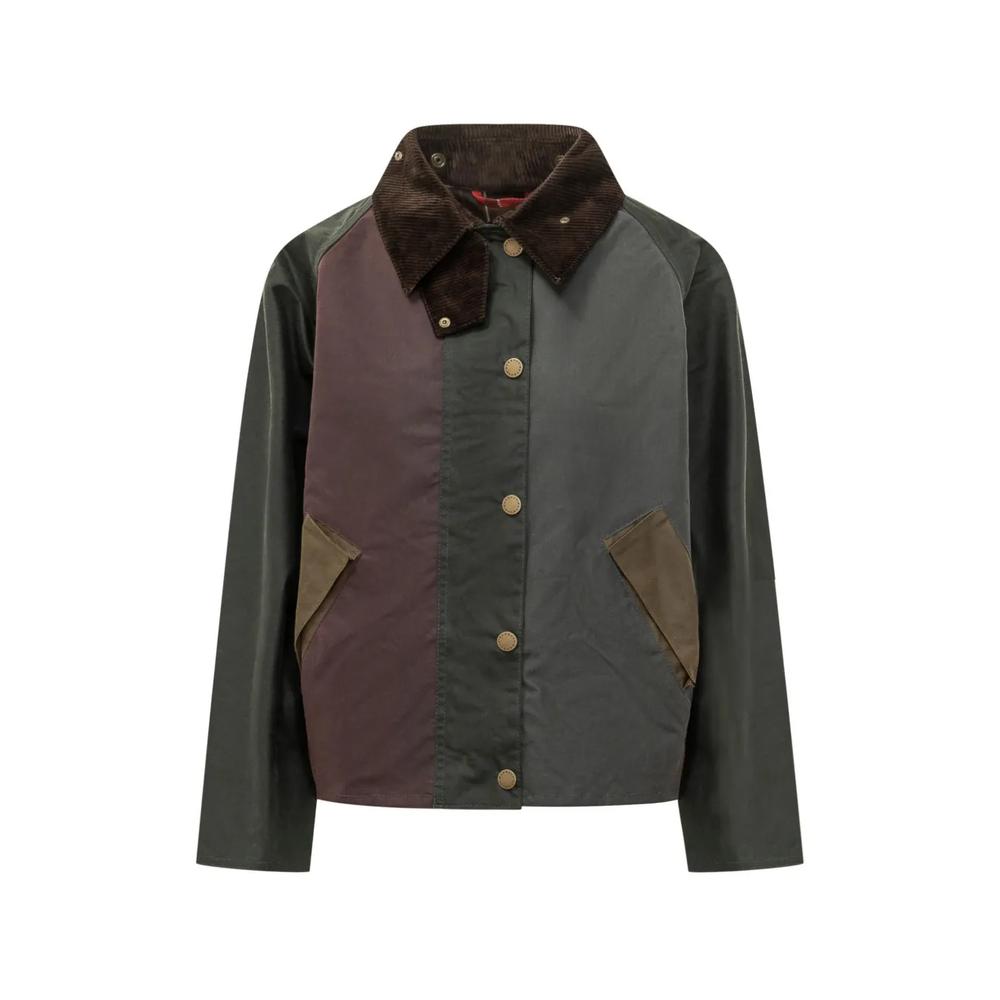 patchwork waxed jacket 1