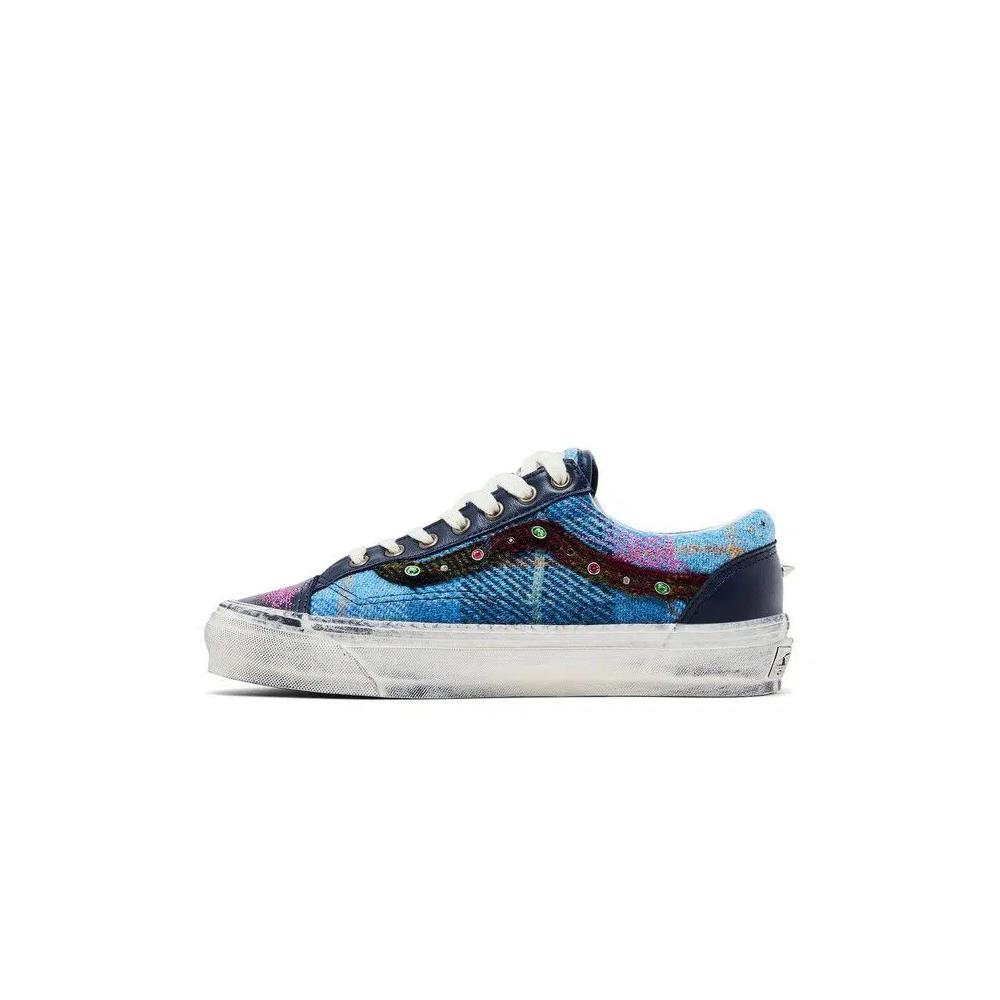 Кроссовки Harris Tweed x Vans Old Skool 'Blue Multi' 3