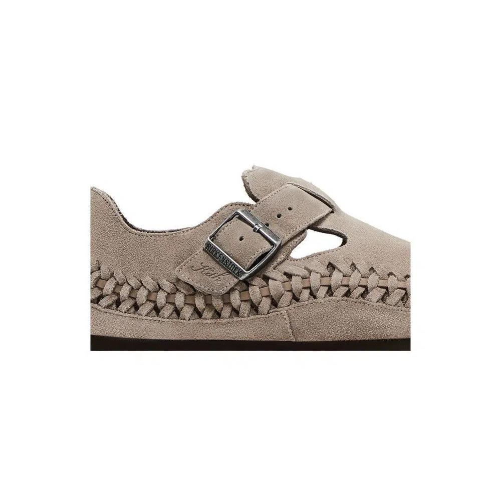Кроссовки Kith x Birkenstock London Braided 'Moon Rock' 2