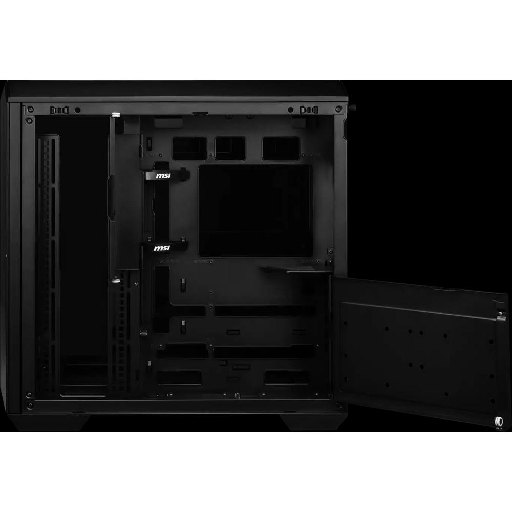 MSI MAG PANO 100L PZ ATX корпус - черный Black (с 4 вентиляторами ARGB) 9
