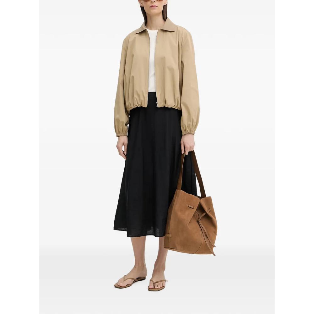 zip-up elasticated-hem jacket 2