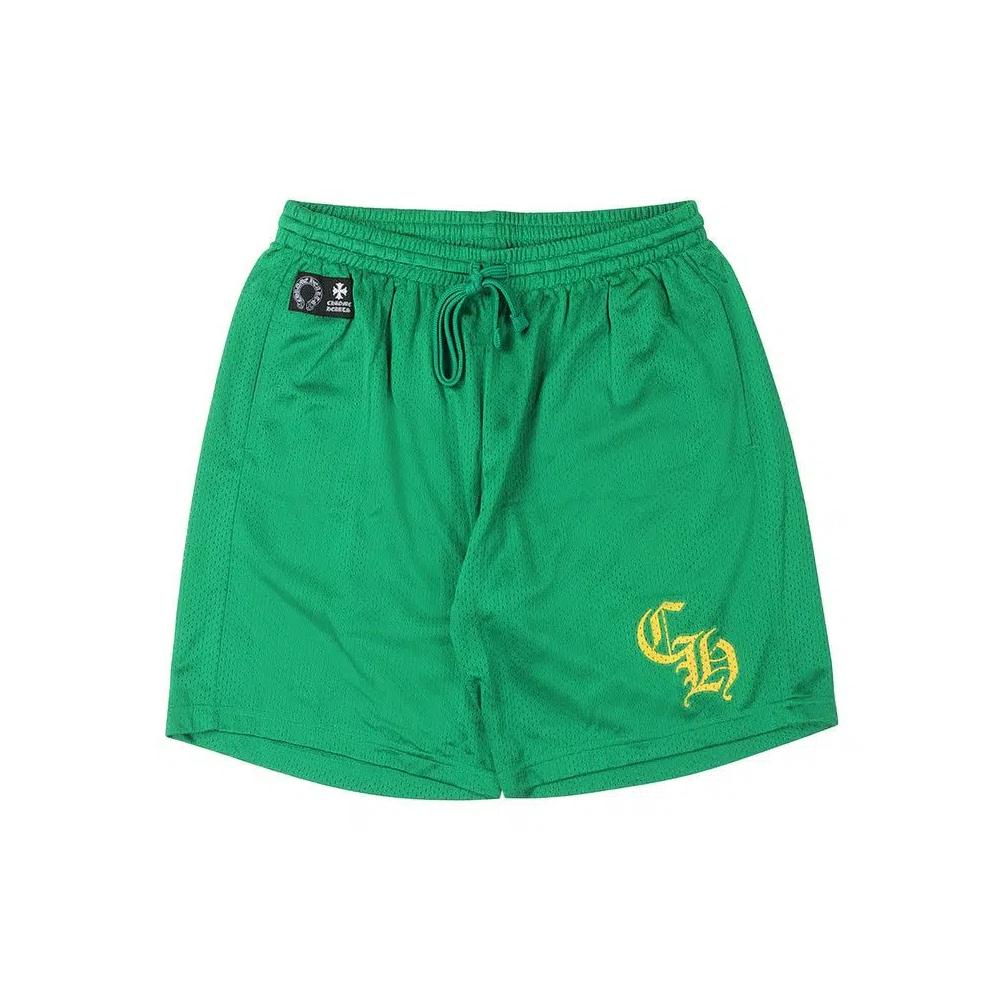 Шорты Chrome Hearts Mesh Shorts 'Зеленый' 1