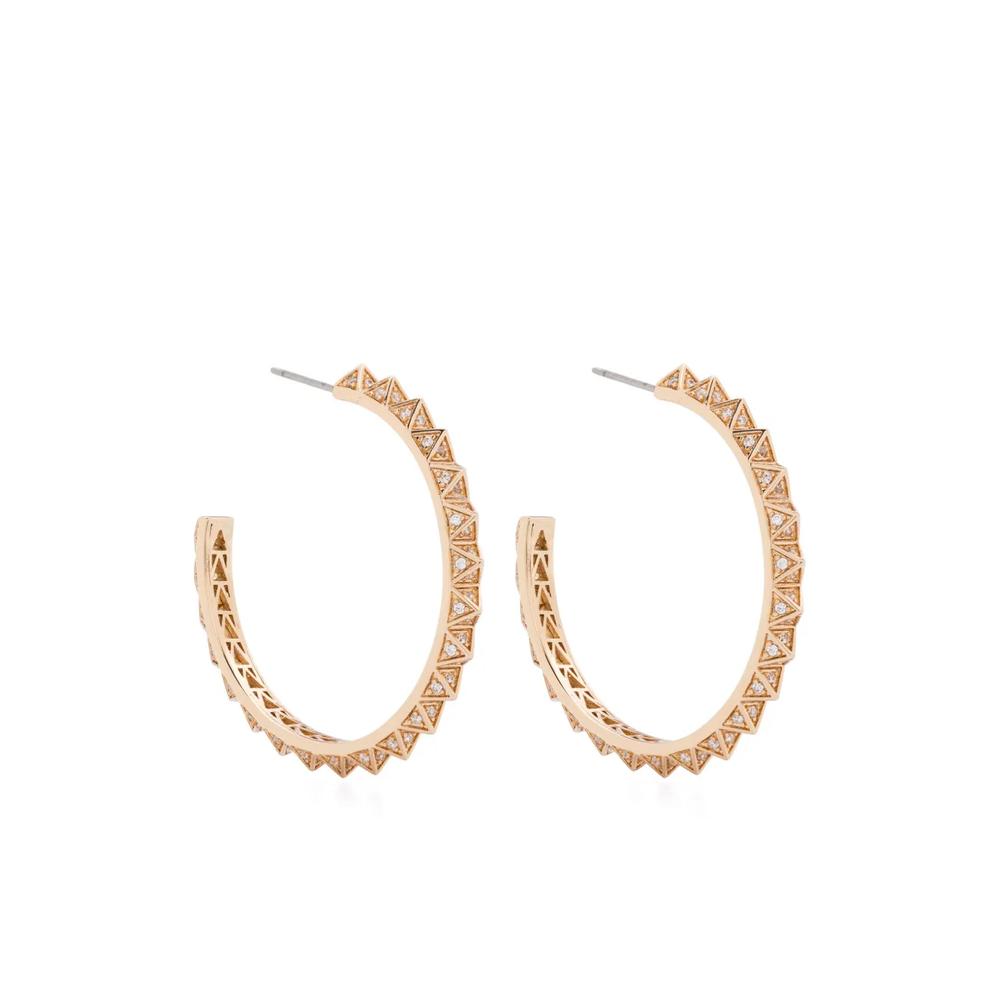 Pavé Pyramid earrings 1