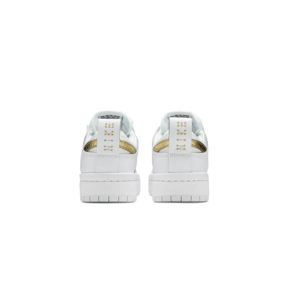 Кроссовки Nike Wmns Dunk Low Disrupt 'White Metallic Gold' 6