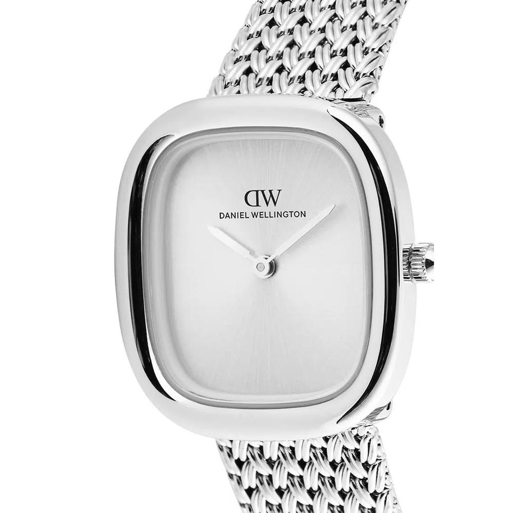 Margot Braided Mesh Unitone Silver - Женские часы с ремешком из нержавеющей стали DW Официальный аутентичный оригинал 5