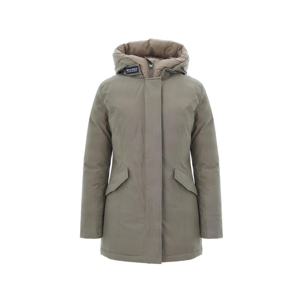 hooded padded parka coat 1