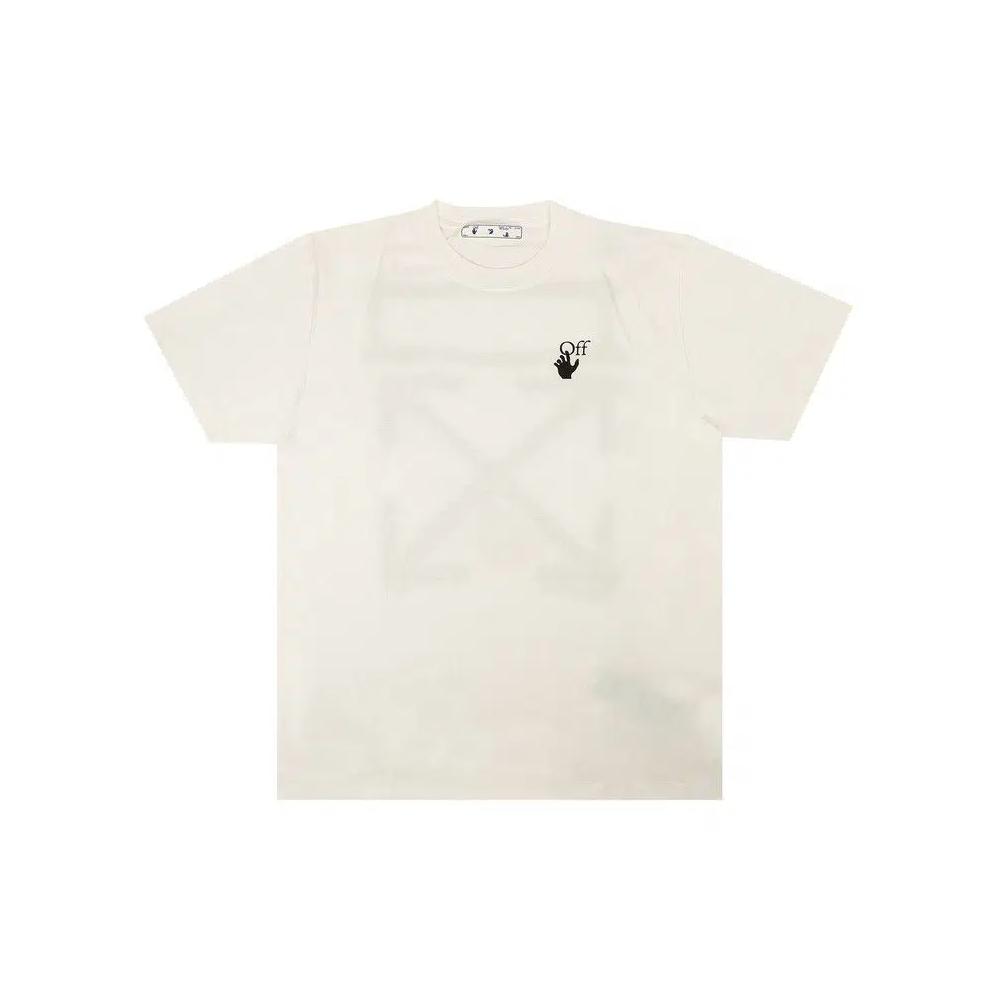 Футболки Off-White Spray Marker Slim Tee 'White/Black' 1