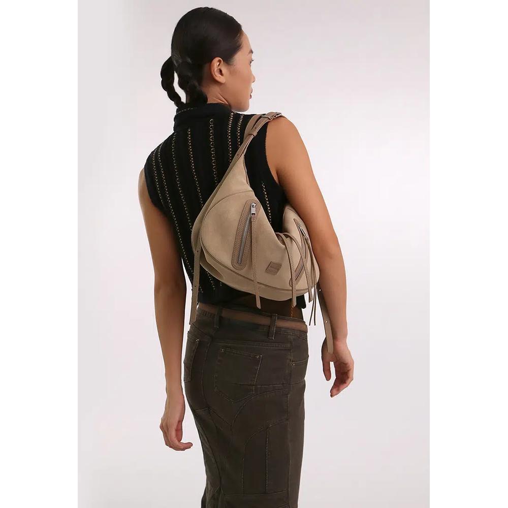 Ursula V11 2-Way Drape Hobo / Crossbody Bag - Карамель 6