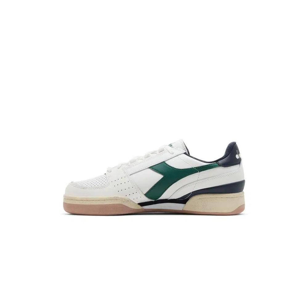 Кроссовки Diadora Davis Leather 'White Emerald Blue' 3