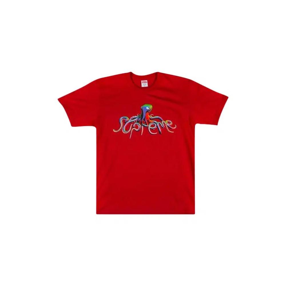 Футболки Supreme Tentacles T-Shirt 'Red' 1