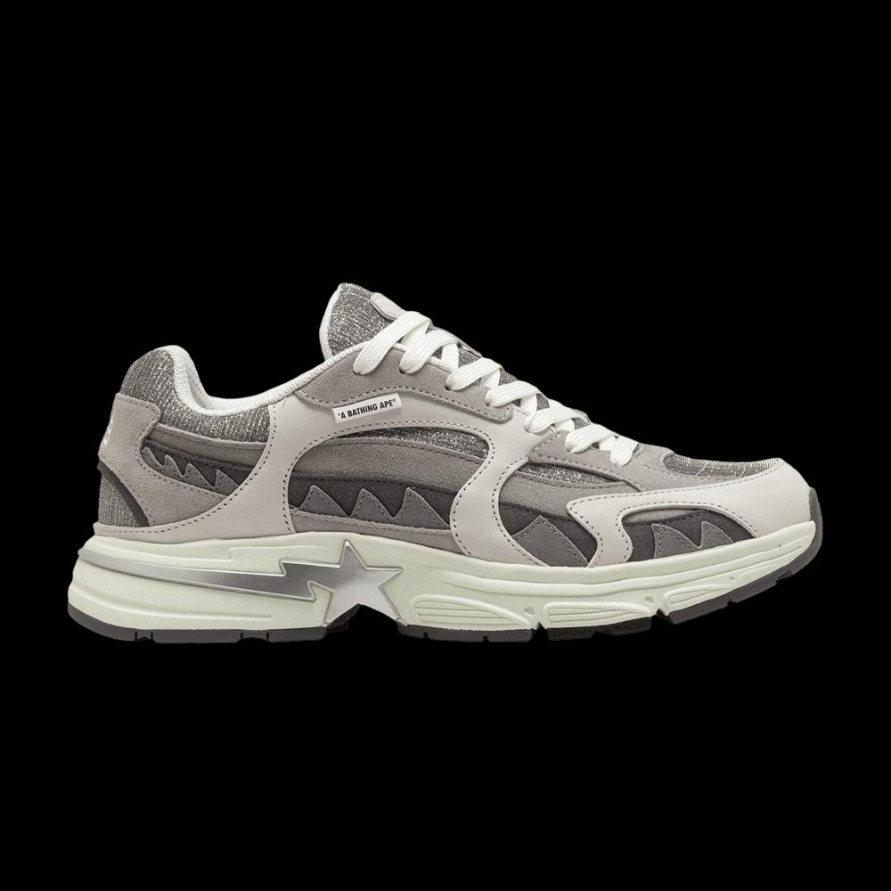 Кроссовки BAPE Wmns Shark Sta #1 'Silver' 1