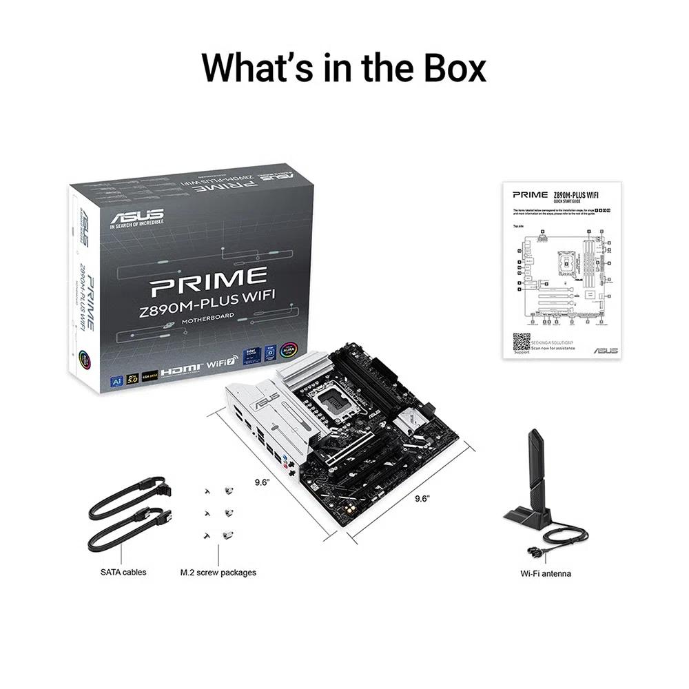 ASUS PRIME Z890M-PLUS WIFI-CSM Micro-ATX материнская плата (DDR5) 6