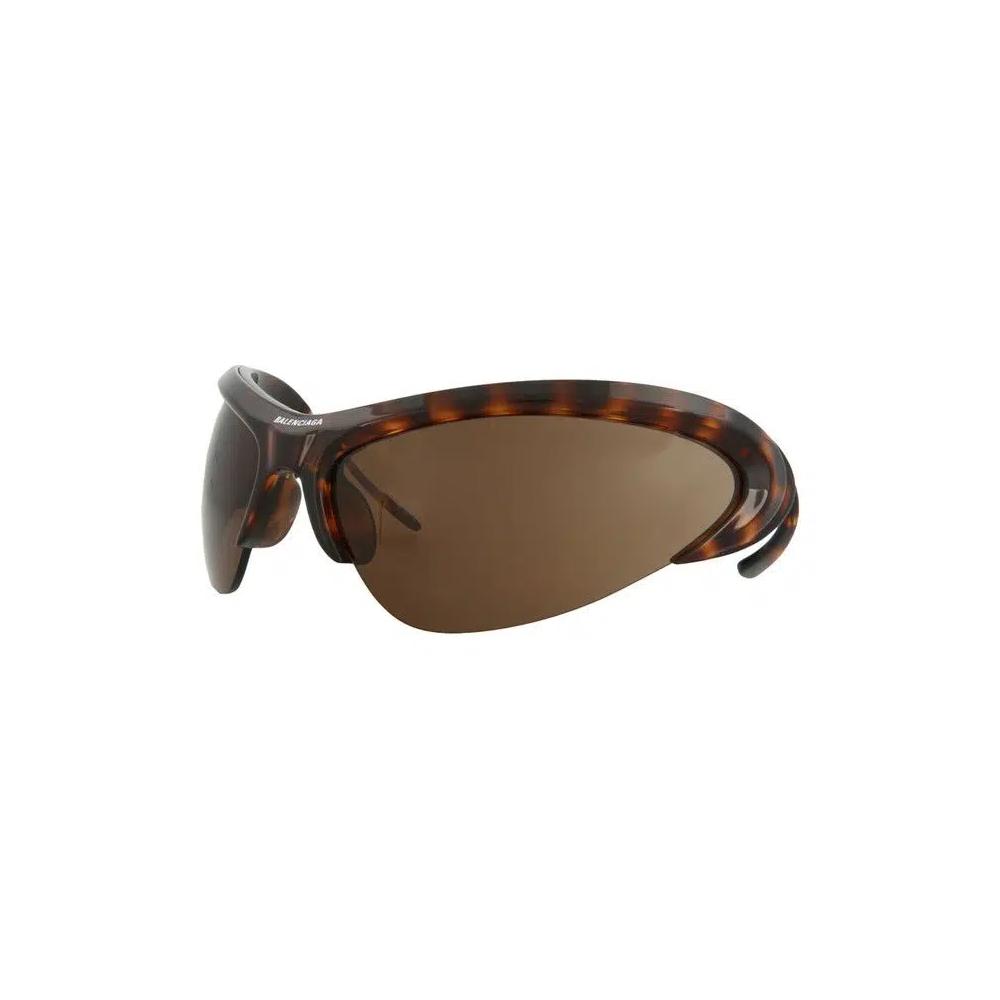 Balenciaga Shield Bio Injection Sunglasses 'Хавана/Серебро/Коричневый' 2