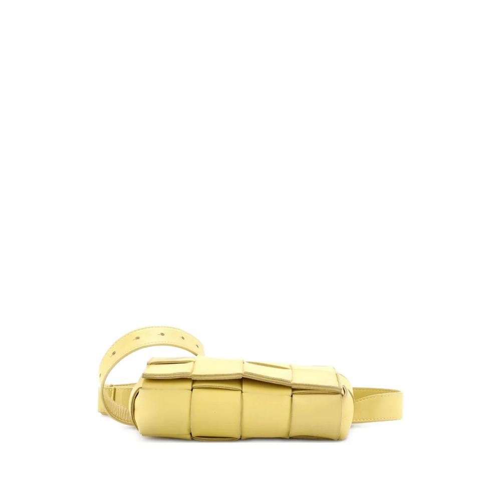 Cassette Maxi Intrecciato Leather belt bag 2
