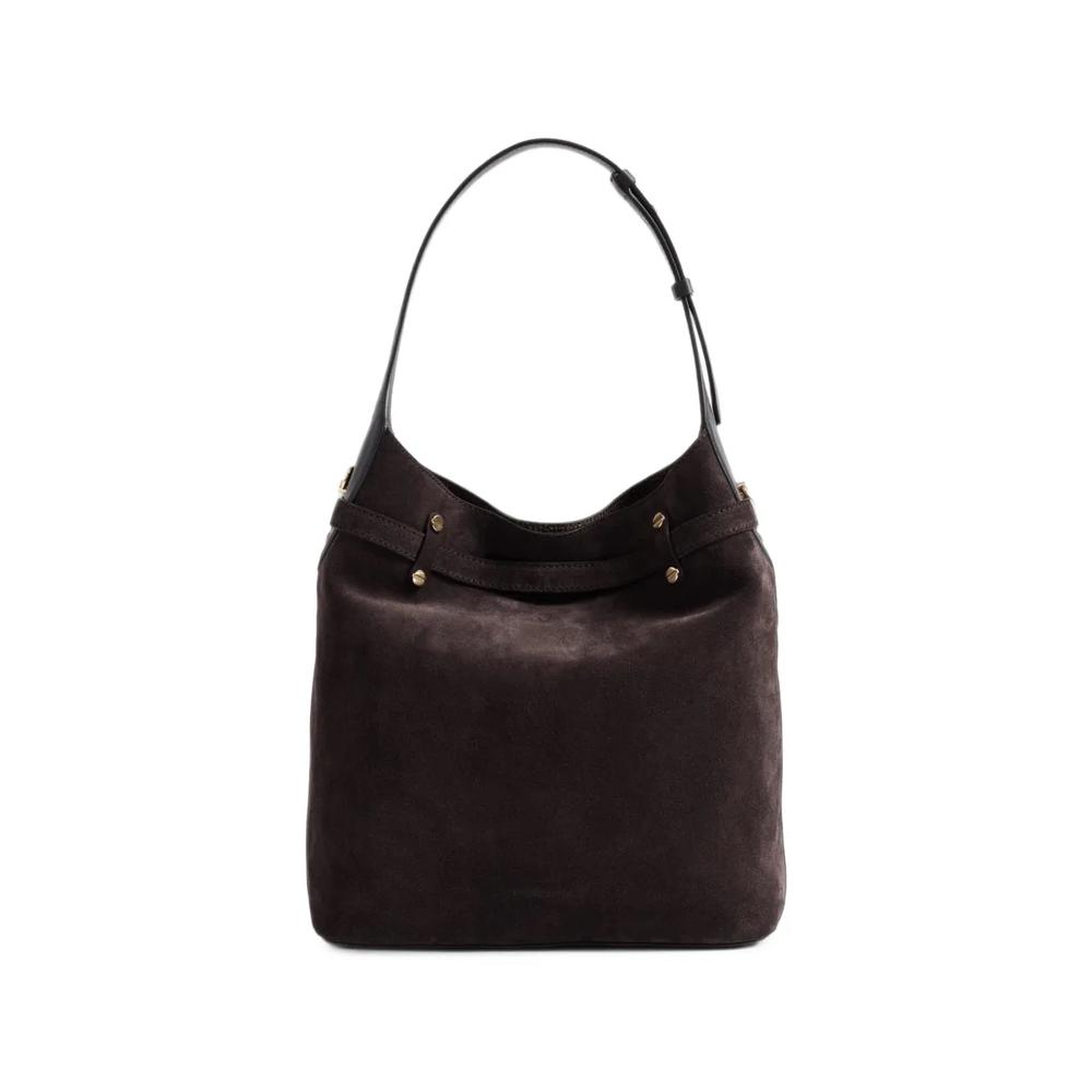 medium Premiere suede toggle-fastening bucket bag 2