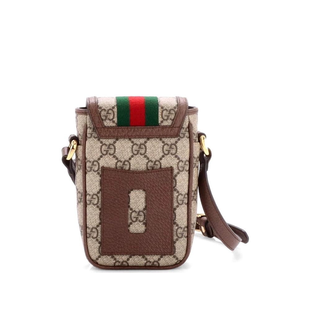 Сумка через плечо Ophidia Flap Phone Holder GG Coated Canvas 2