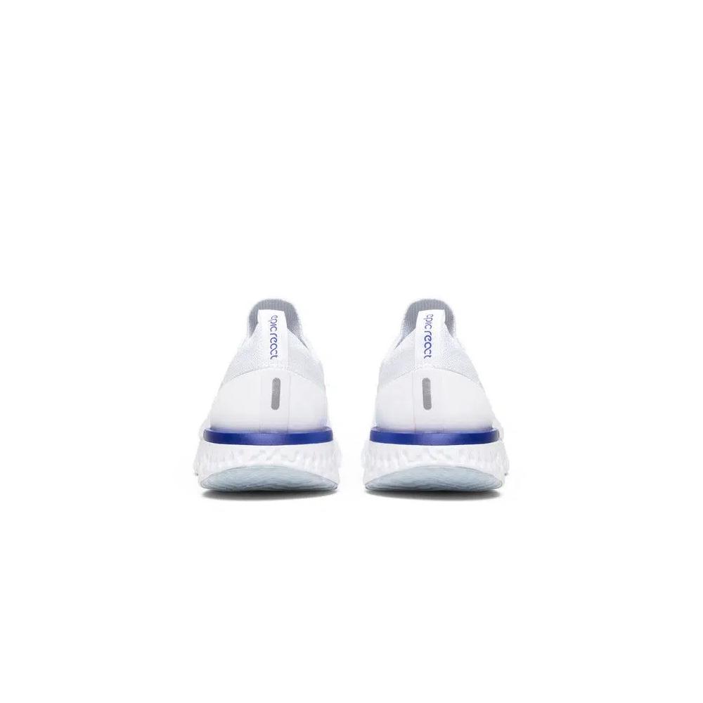 Кроссовки Nike Wmns Epic React Flyknit 'Белый Гоночный Синий' 6