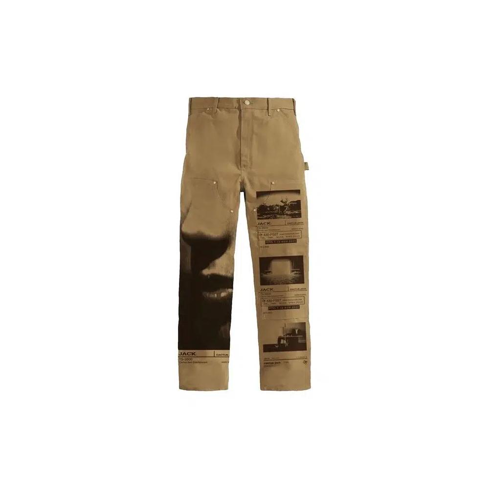 Низ Cactus Jack by Travis Scott x PlayStation System Work Pants 'Tan' 1