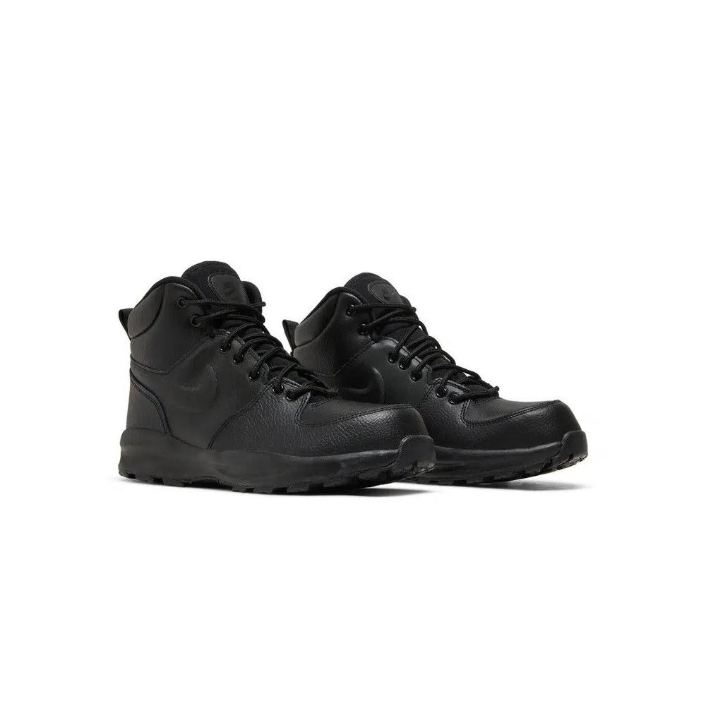 Ботинки Nike Manoa Leather GS 'Triple Black' 8