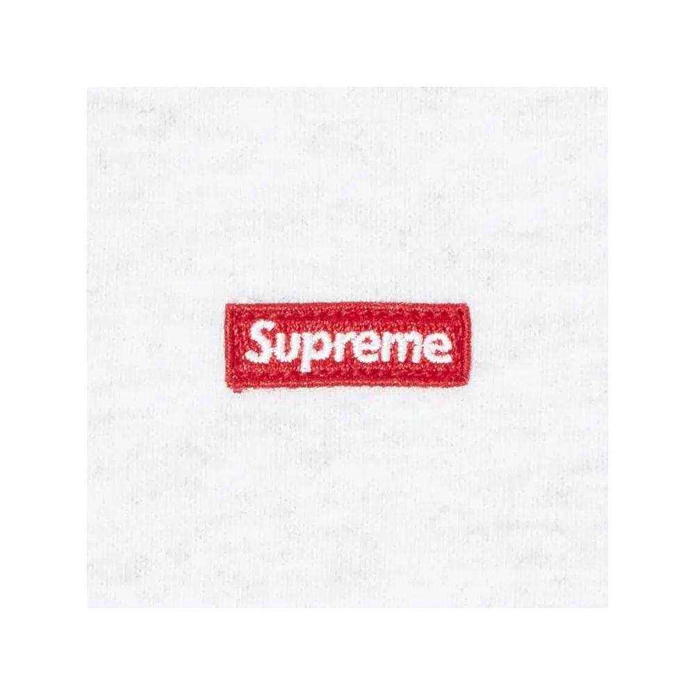 Худи Supreme Small Box Hooded Sweatshirt «Пепельно-серый» 2
