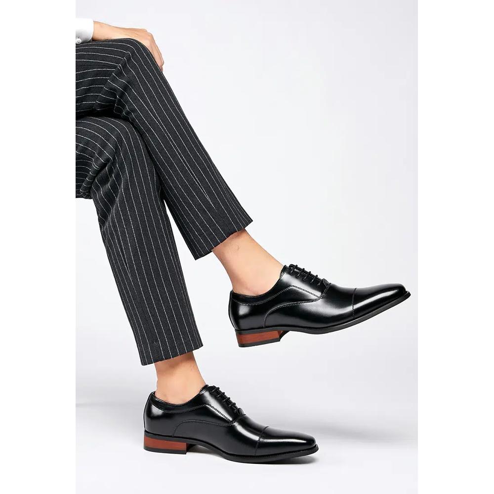 Кожаные туфли с мысом Cap Toe Business Shoes KB888-1 8