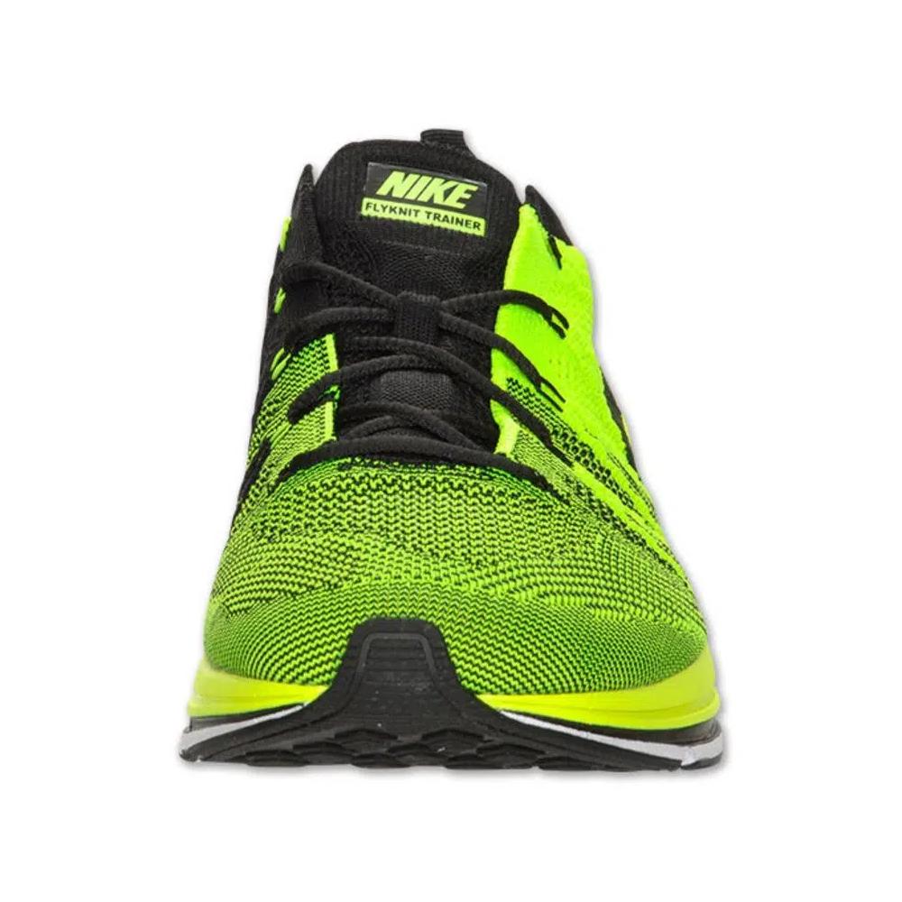Кроссовки Nike Flyknit Trainer+ 'Volt Black' 3